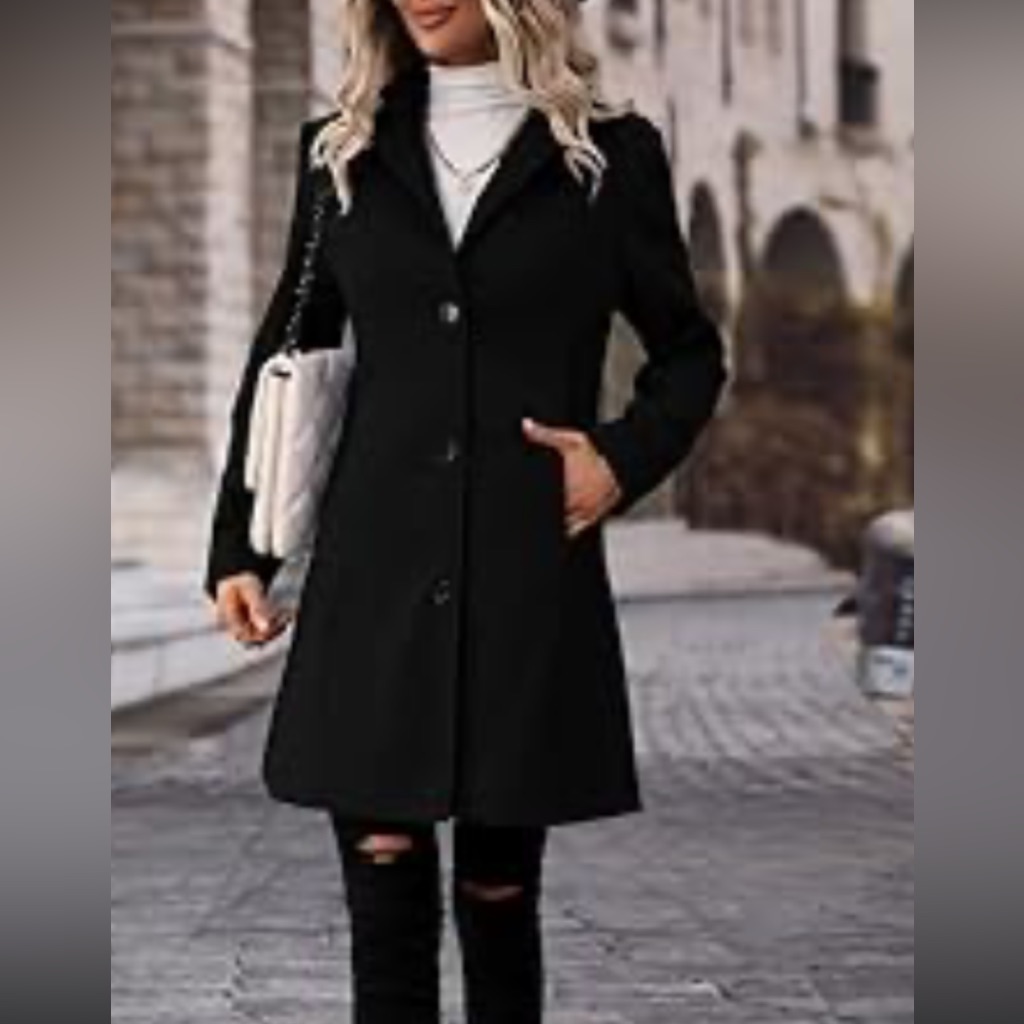 Mantello Wool/ Cashmere Pea Coat